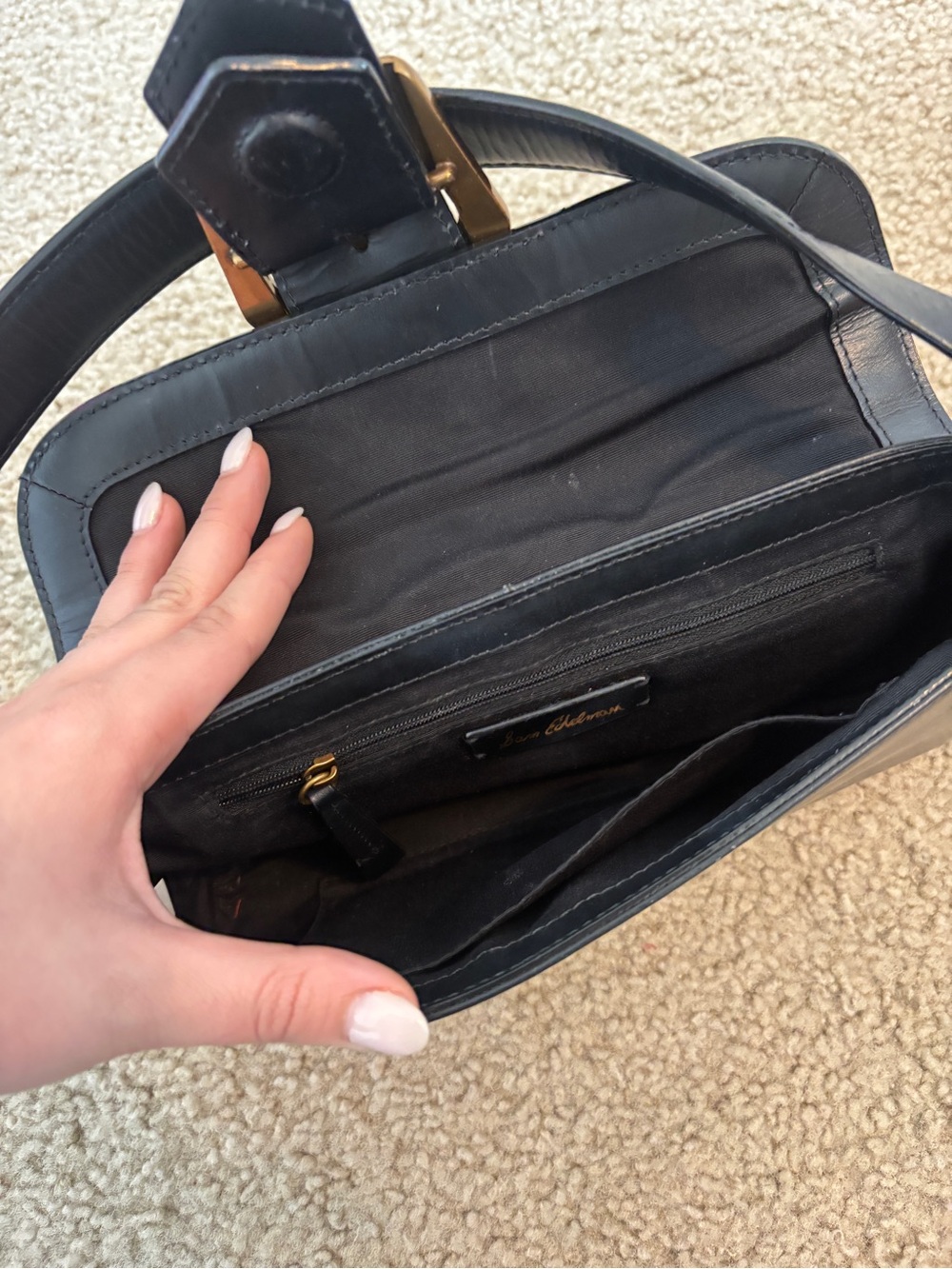 Sam Edelman Black Leather Purse - Picture 3 of 6